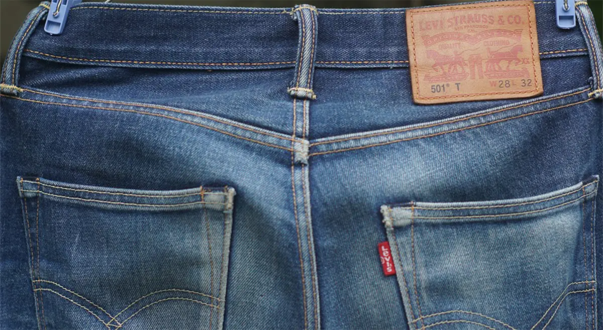 Levi’s blue jeans showcasing timeless denim history