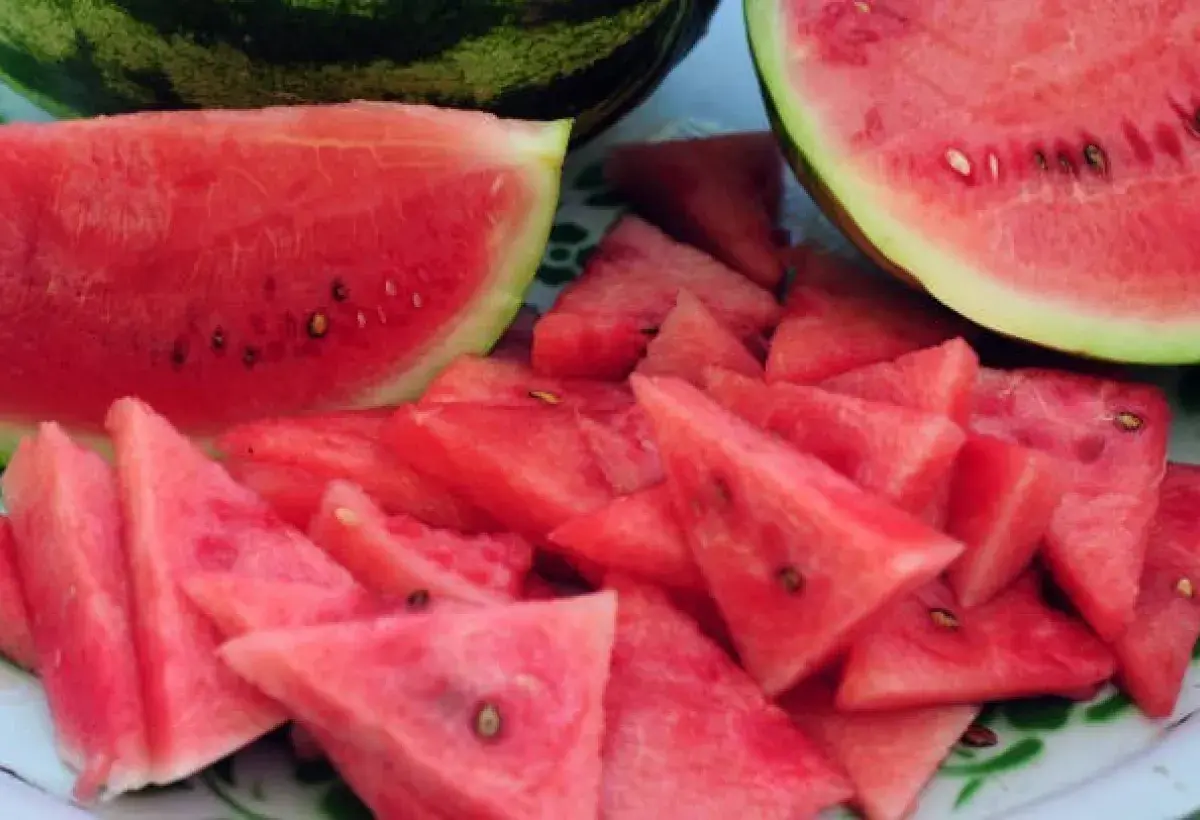 Fresh watermelon for skin hydration and glow