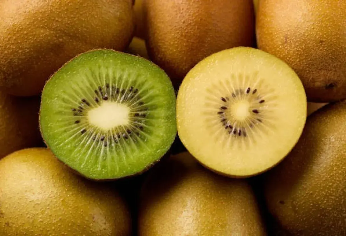Fresh kiwi fruit for collagen and radiant skin