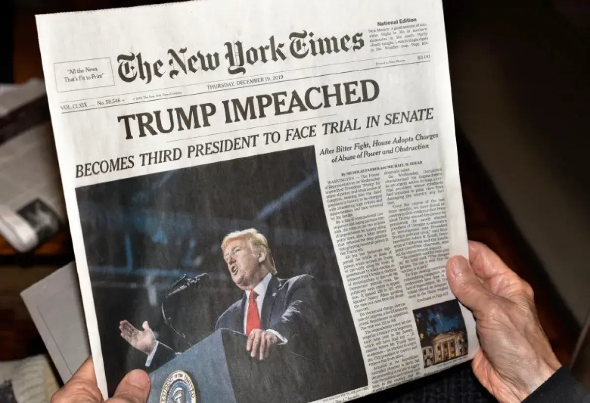 Trump impeachment proceedings news