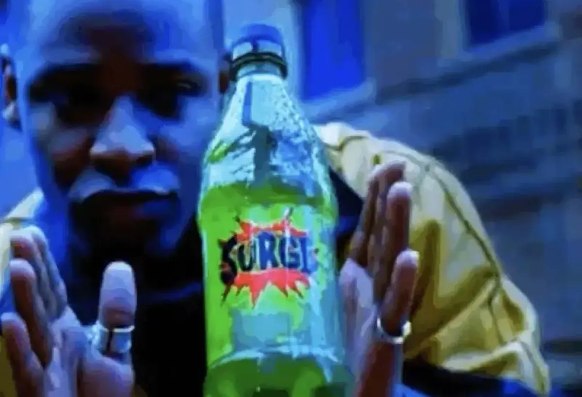 Original Surge soda bottle
