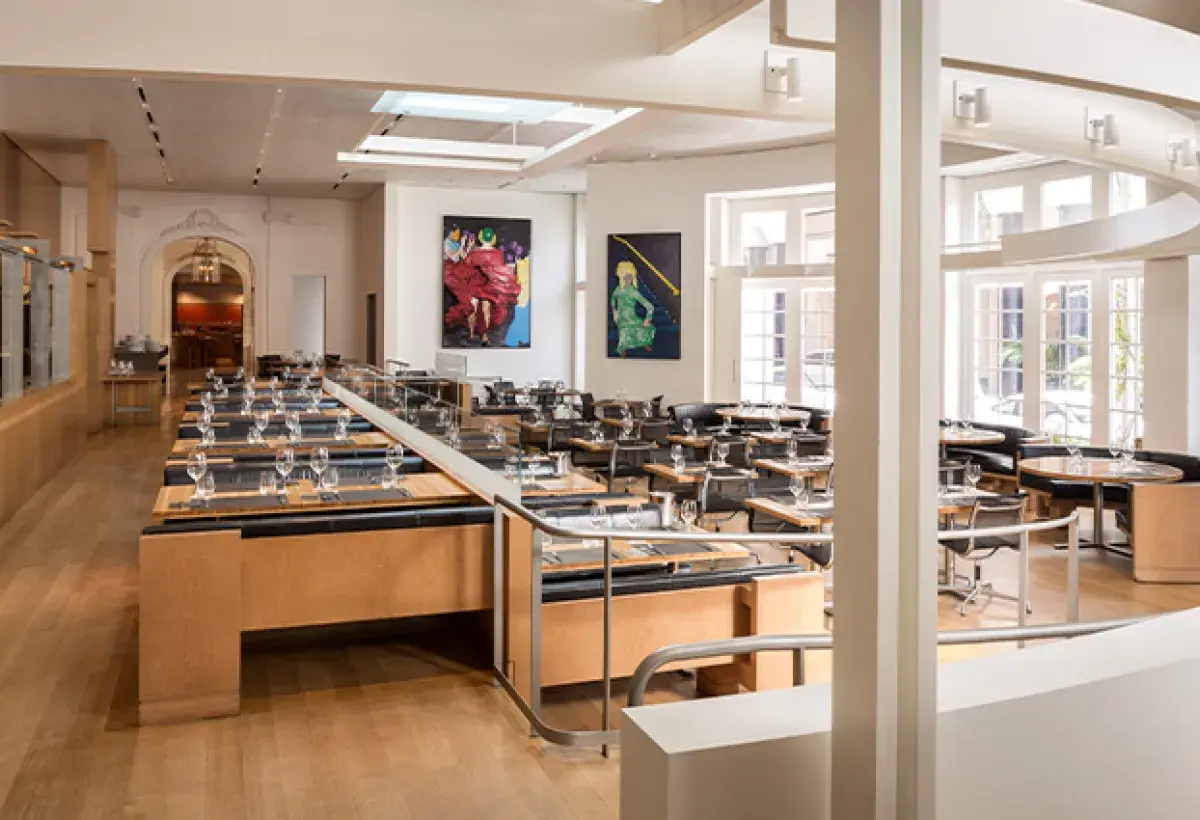 Dining Room Interior of CUT by Wolfgang Puck