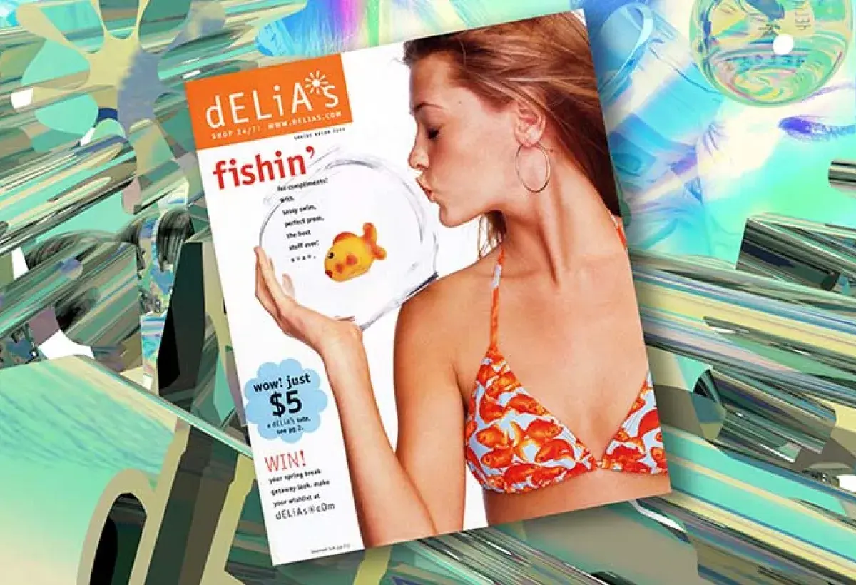 1990s Delia’s catalog fashion cover