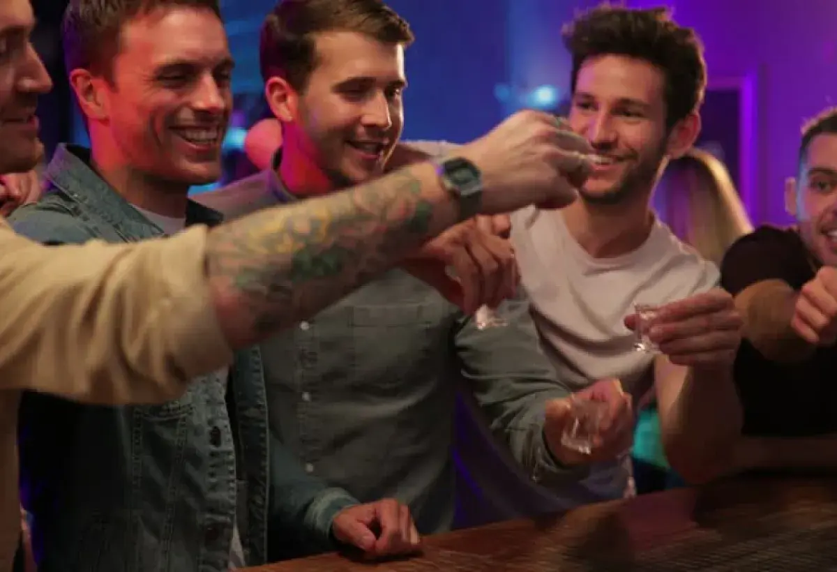 Vodka toast celebrating its rich history