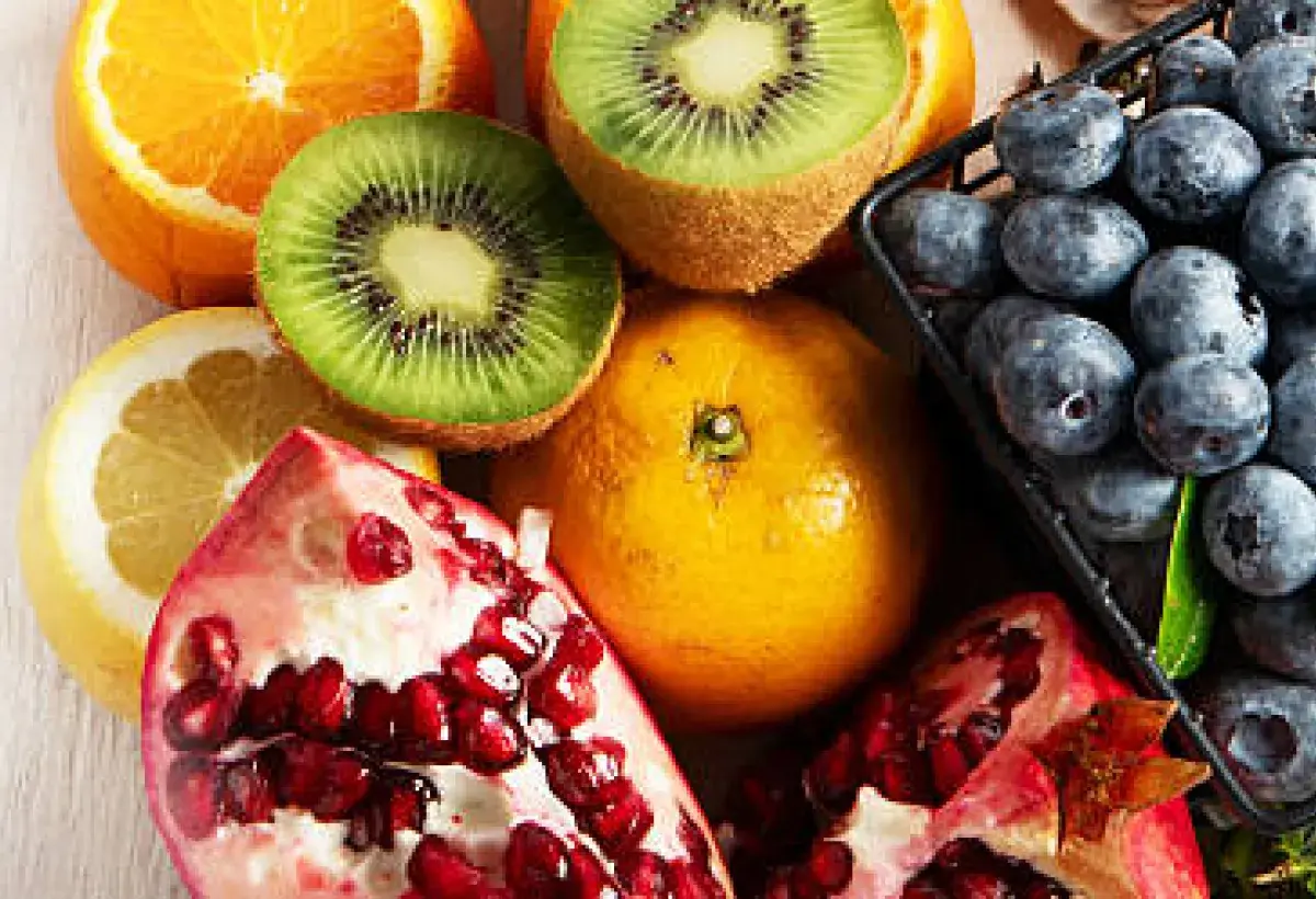 Collection of fruits that naturally nourish and brighten the skin