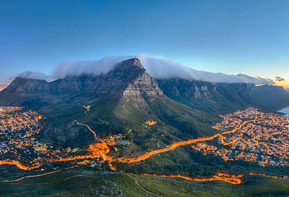 Sunset Over Cape Town