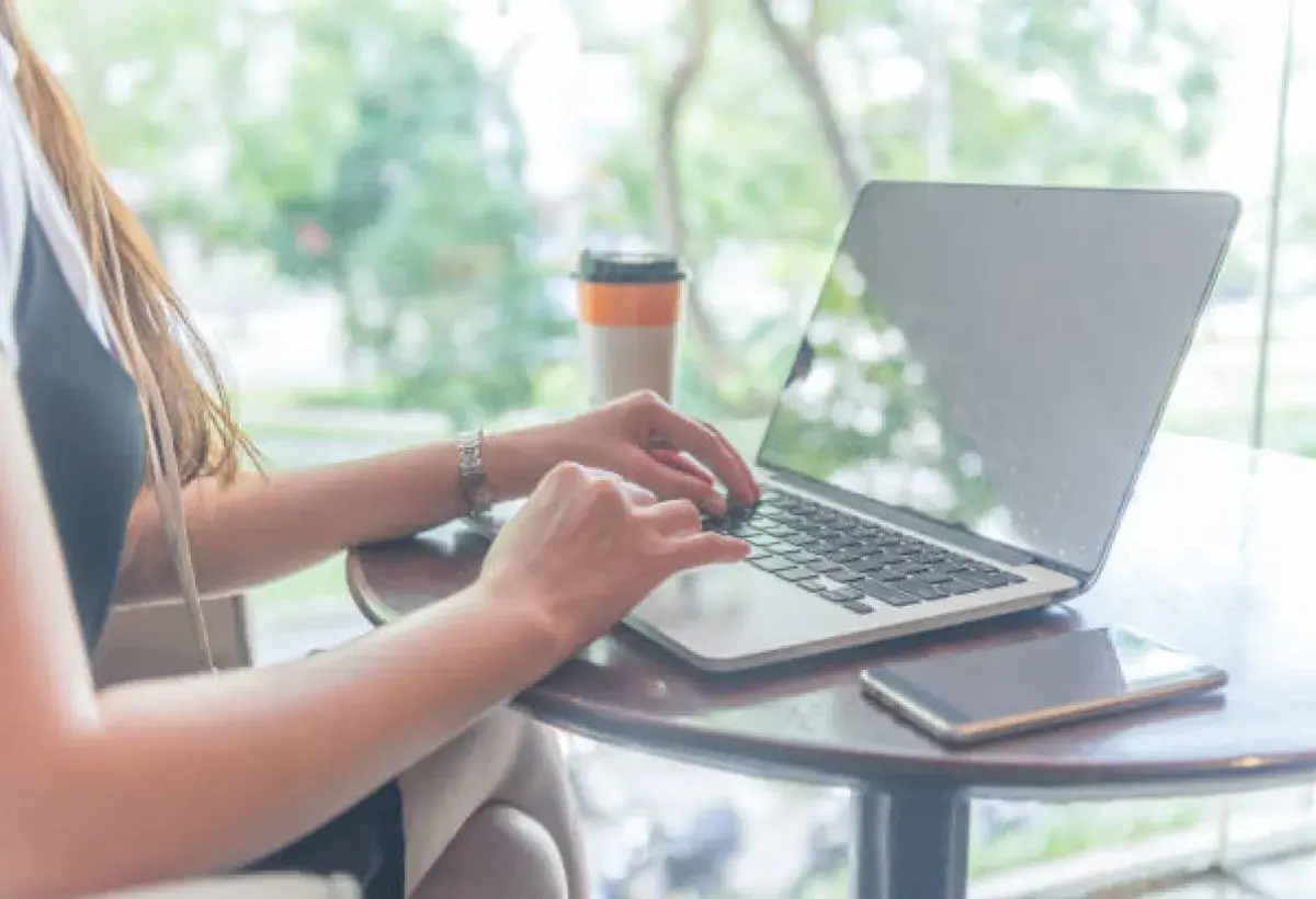 Freelance worker earning side income through online projects