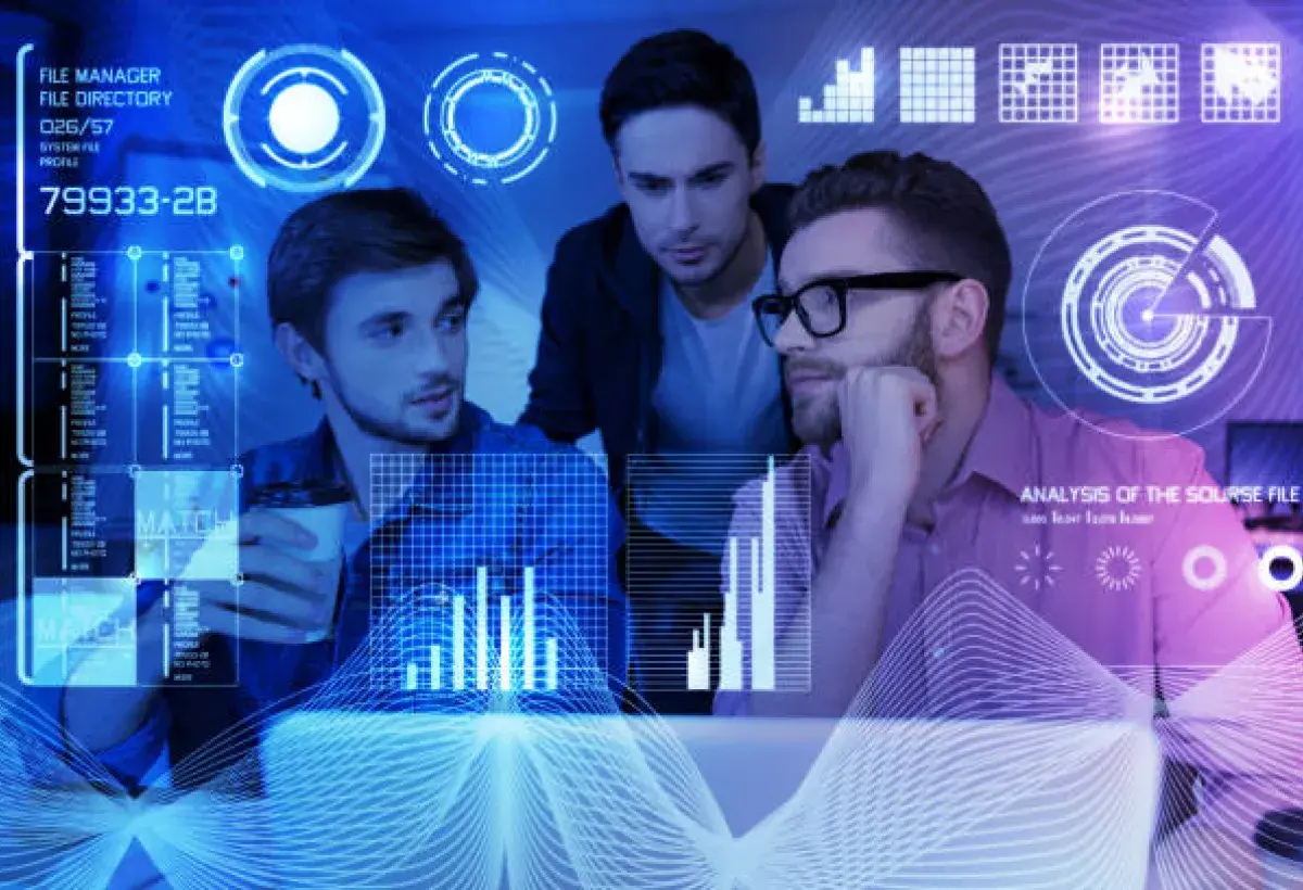 AI tool generating data insights for an American business team