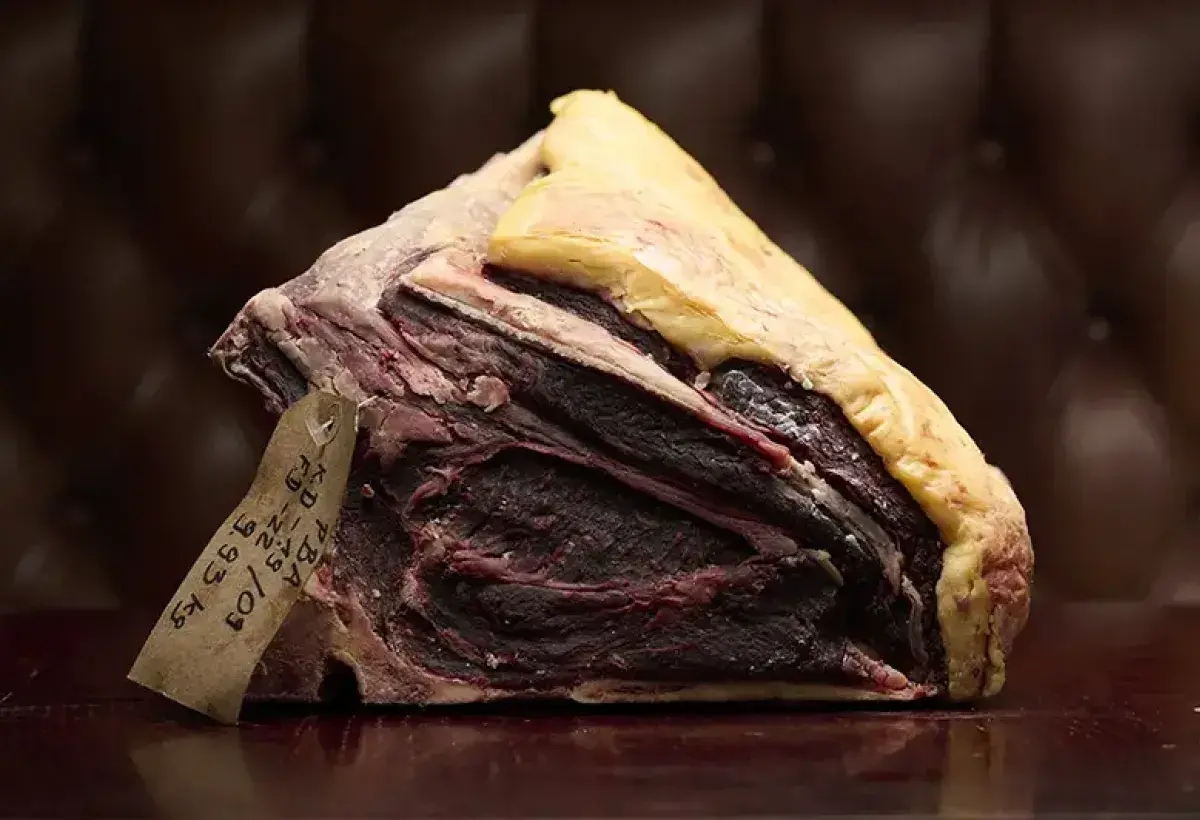 Dry Aged Beef Display at Goodman Steakhouse London