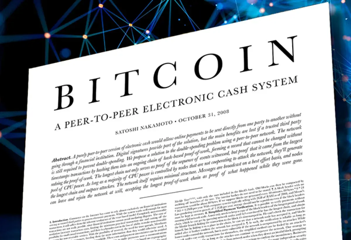 Satoshi Nakamoto Blockchain Origin Image