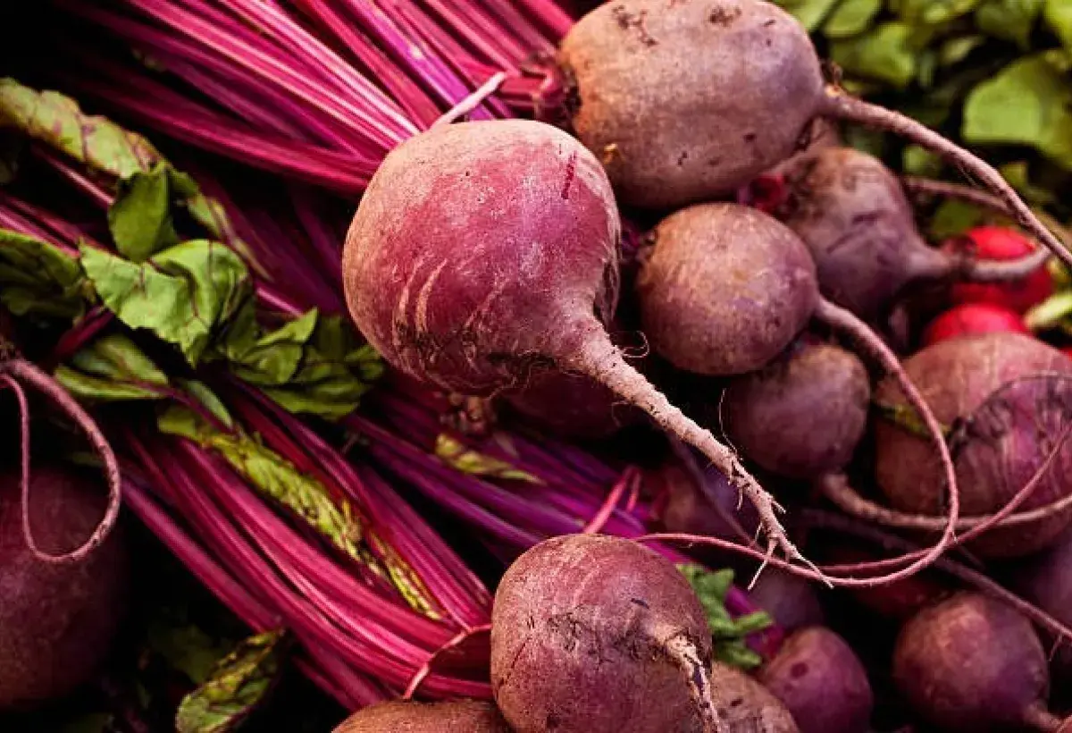 Beets supporting natural liver detox enzymes