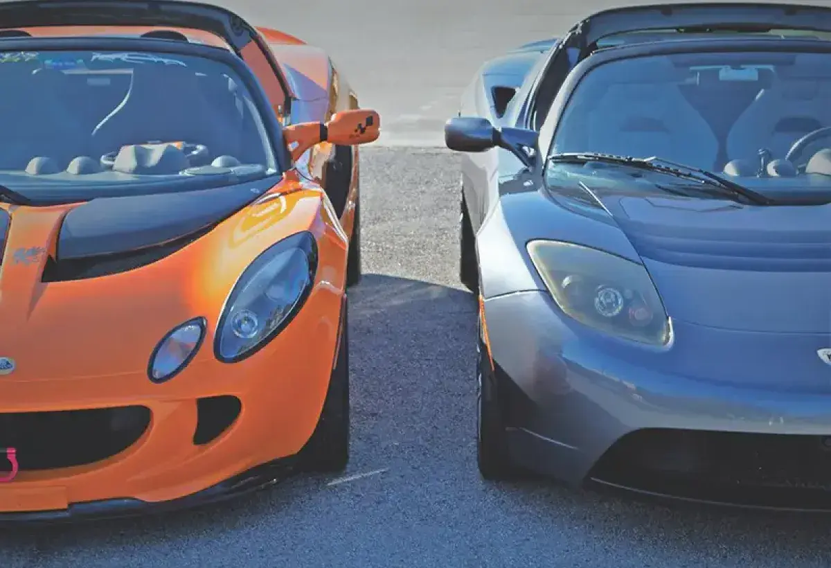 Original Tesla Roadster prototype based on Lotus Elise chassis