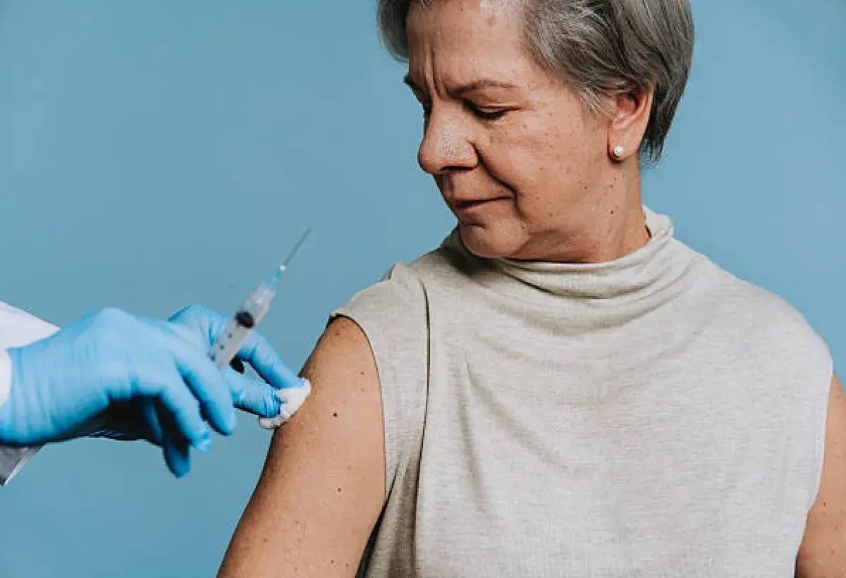 Adults receiving routine vaccinations