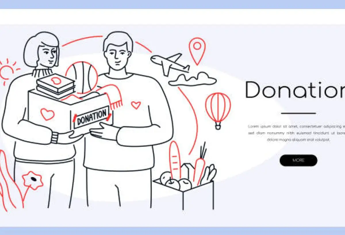 Fraudulent charity website requesting urgent donations