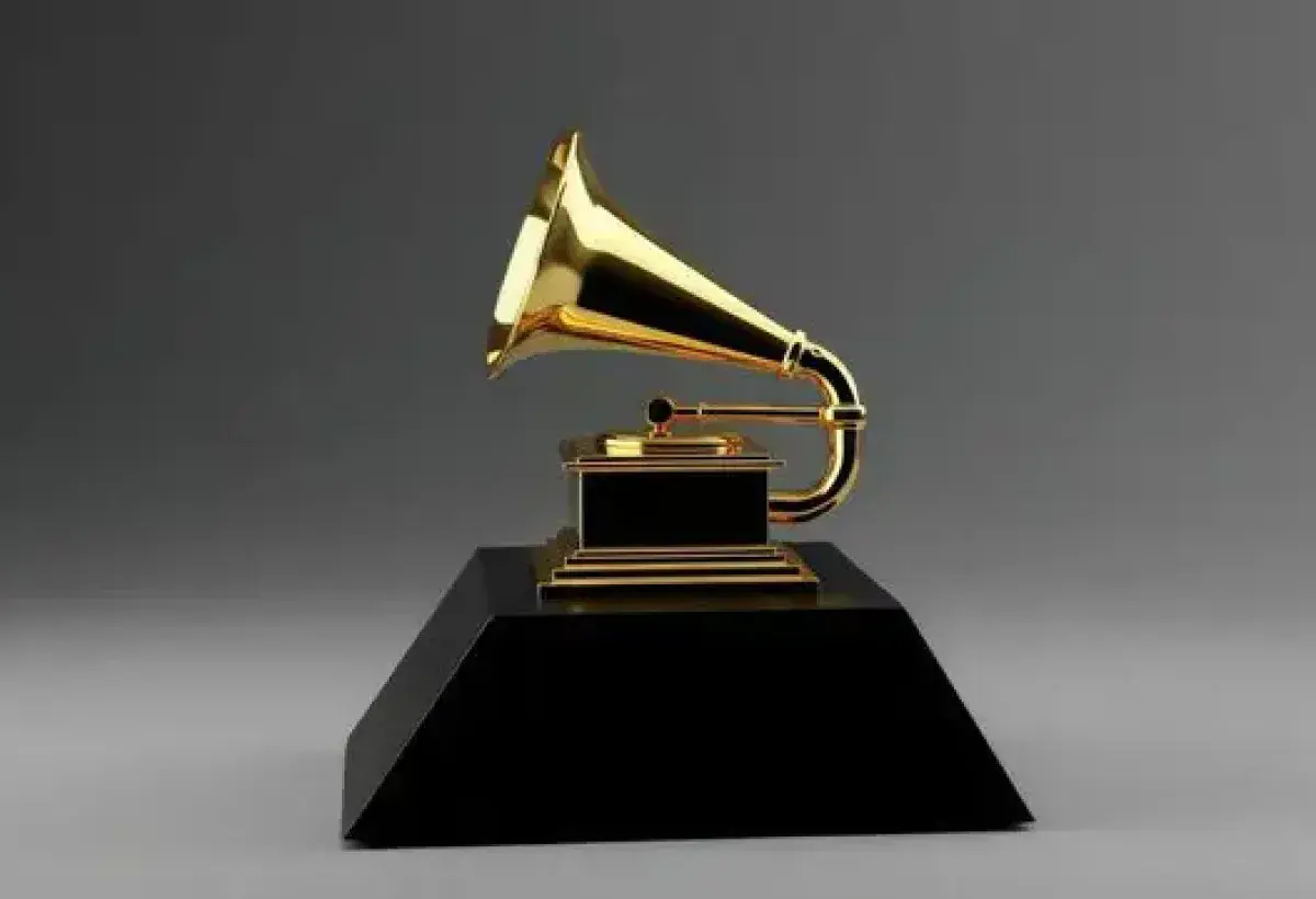 Grammy Award symbolizing music industry recognition