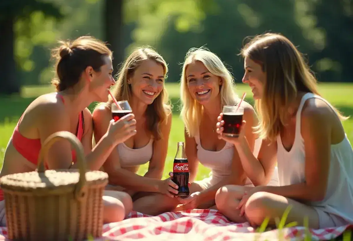 People enjoying Coca-Cola together around the world