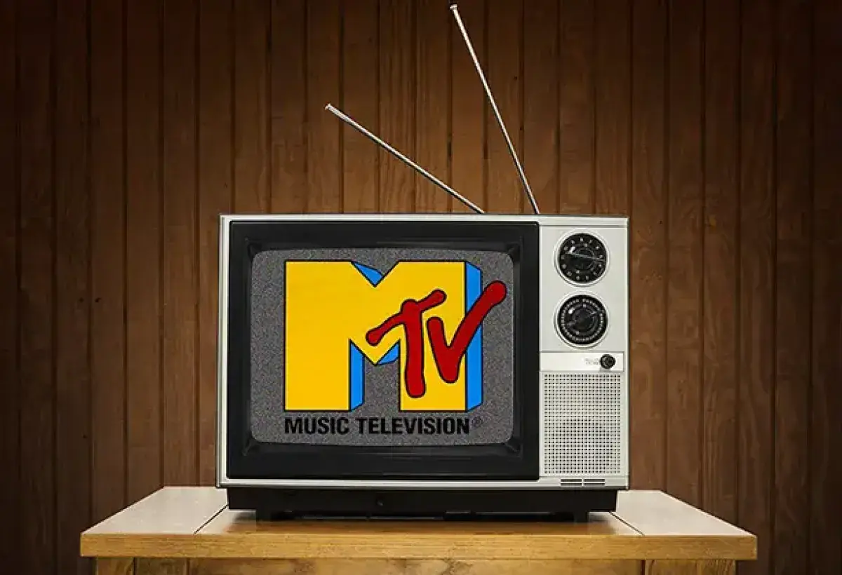MTV logo representing 1980s music television culture