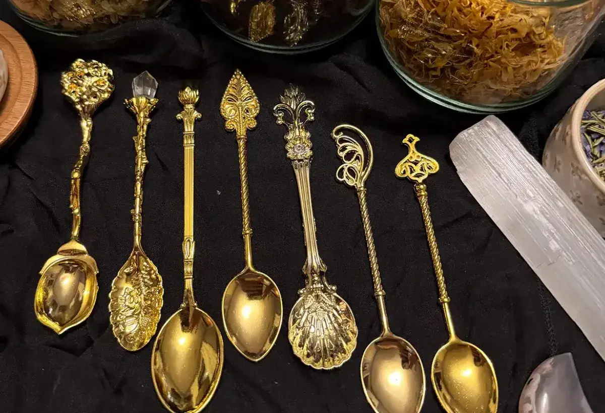 Antique apothecary spoon from the nineteenth century