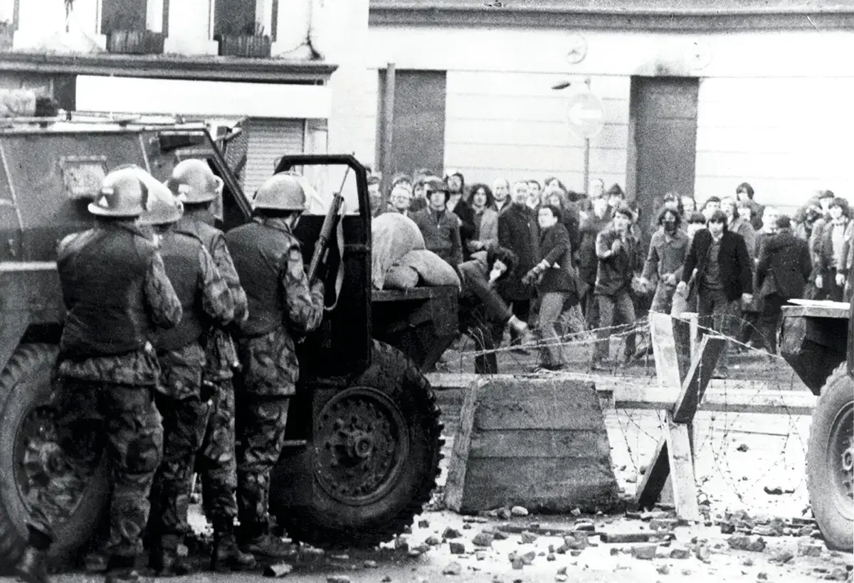 British Army soldiers present during Bloody Sunday