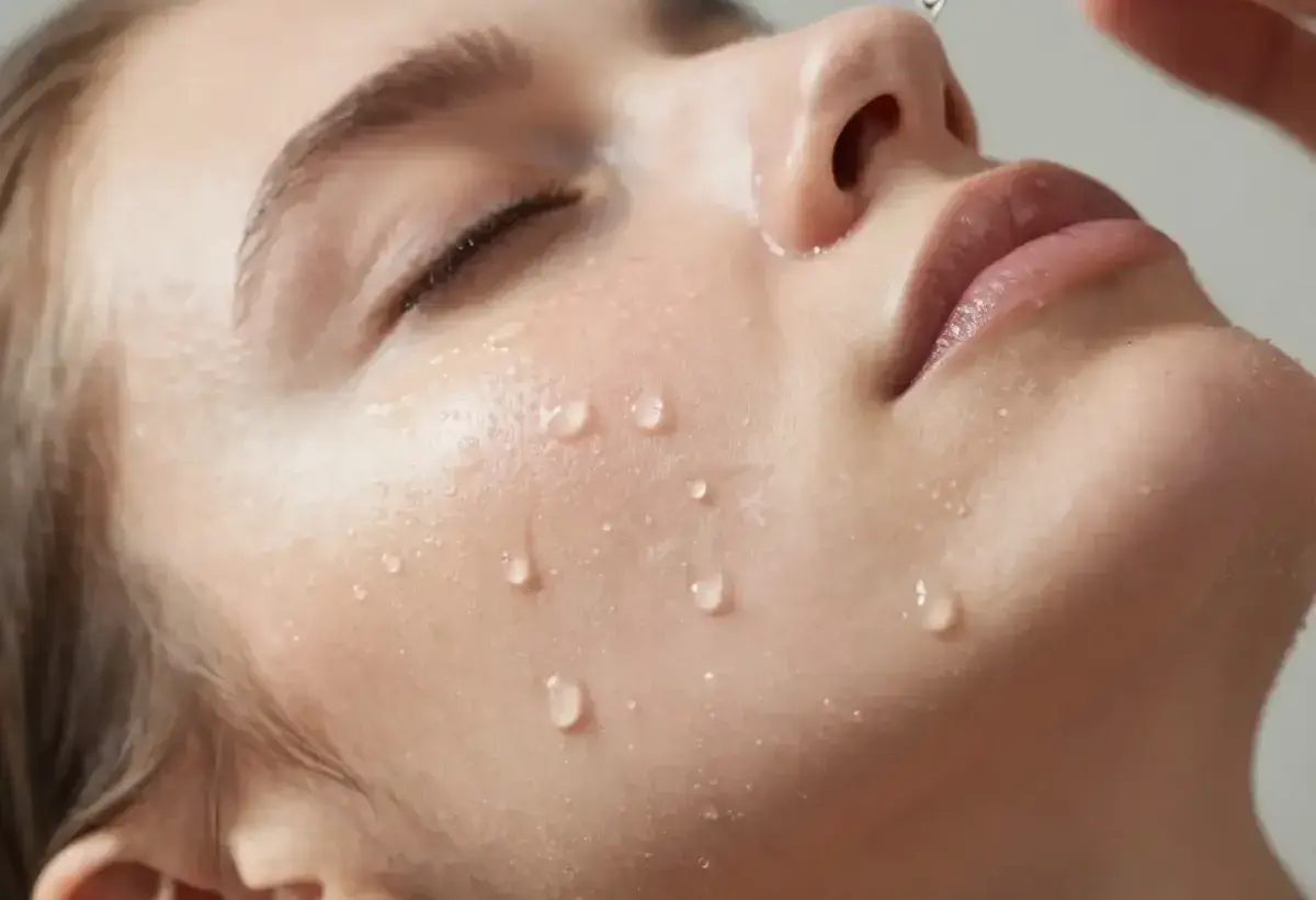 Hydration makes a huge difference on facial