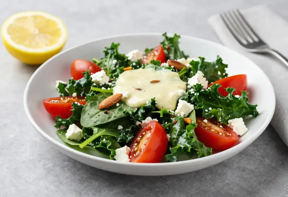 spinach and kale salad