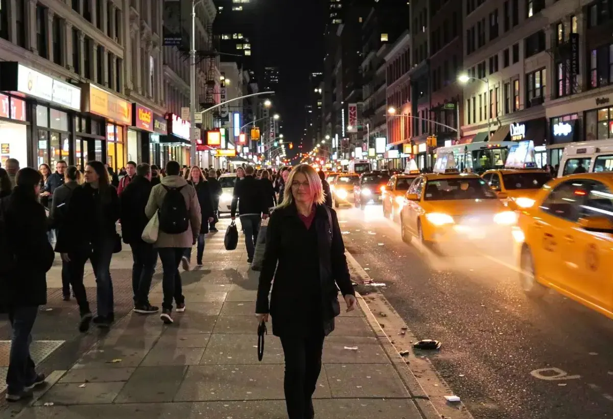 Choosing safe and well lit walking routes