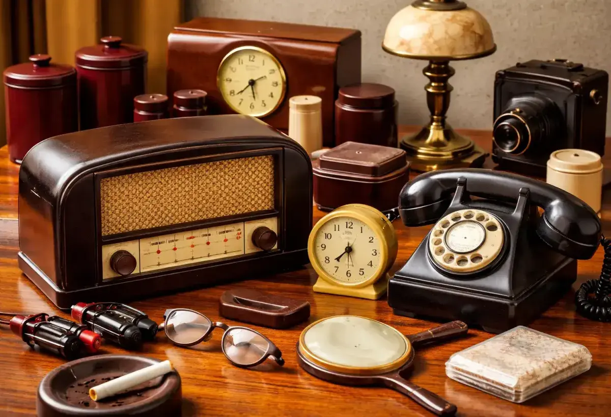 Early Bakelite Radios and Telephones from 1907