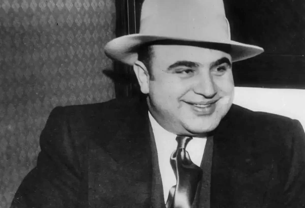 Al Capone Chicago crime boss portrait from the Prohibition era