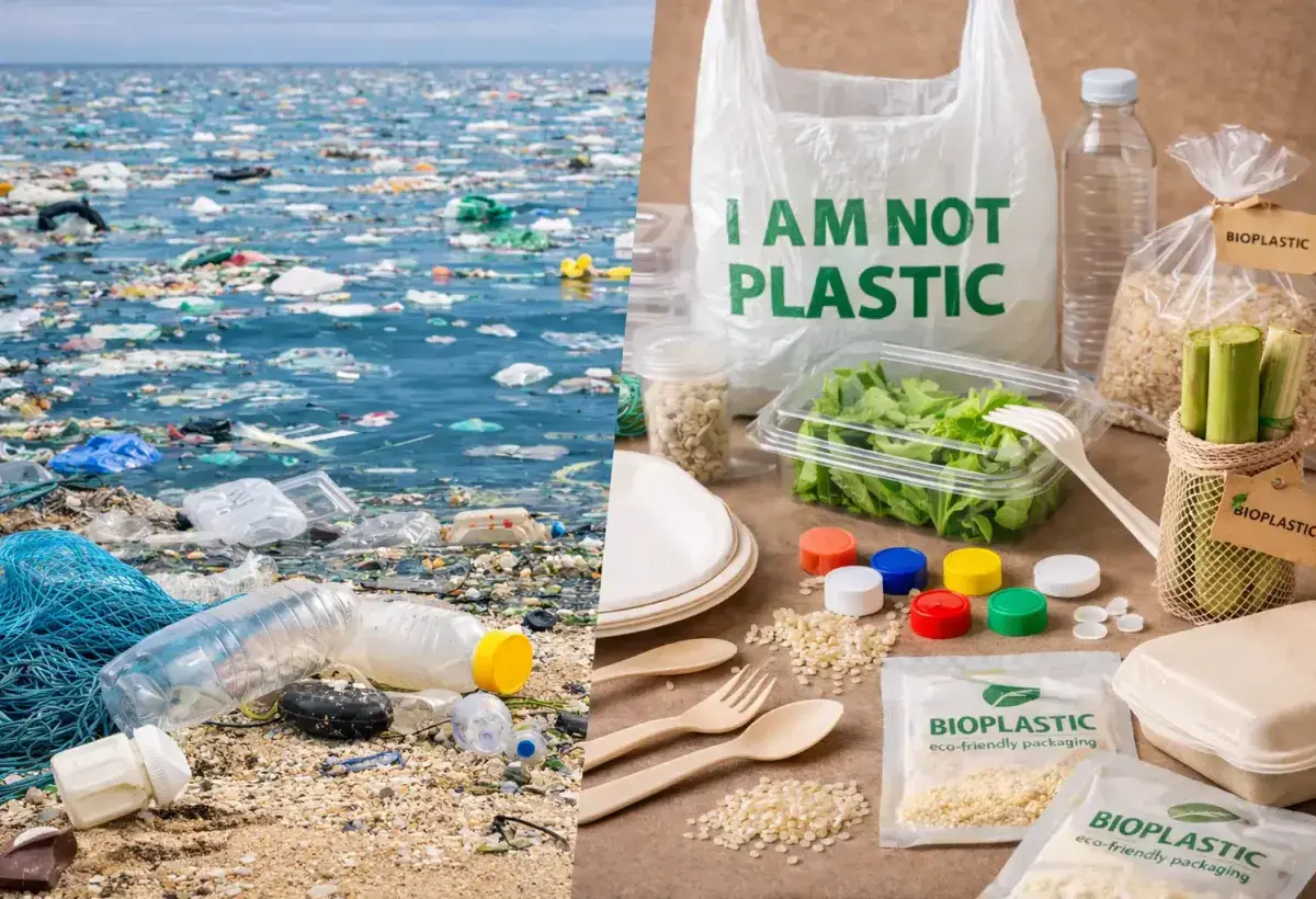 Plastic Pollution and Sustainable Bioplastics Solutions