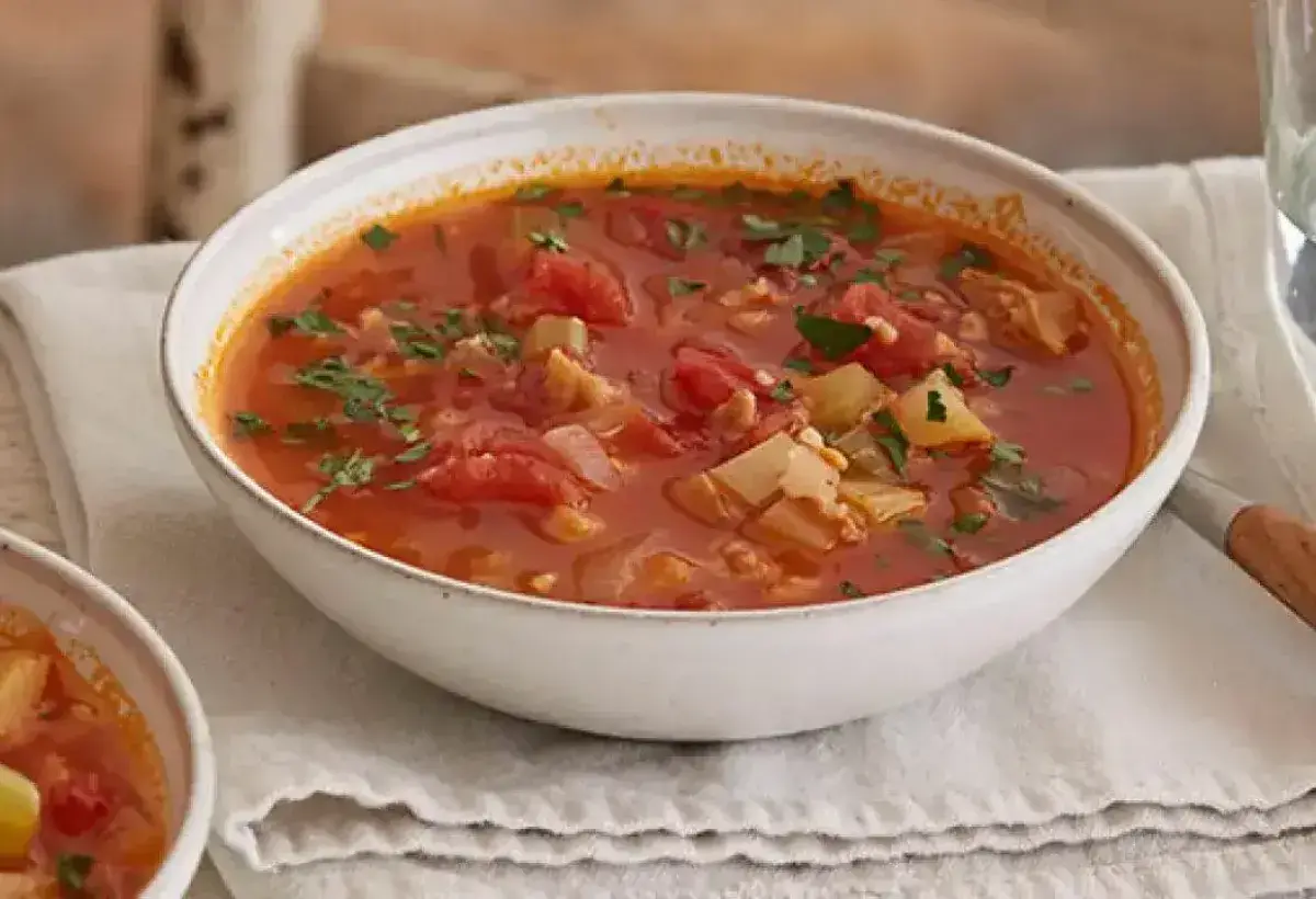 Manhattan clam chowder bowl
