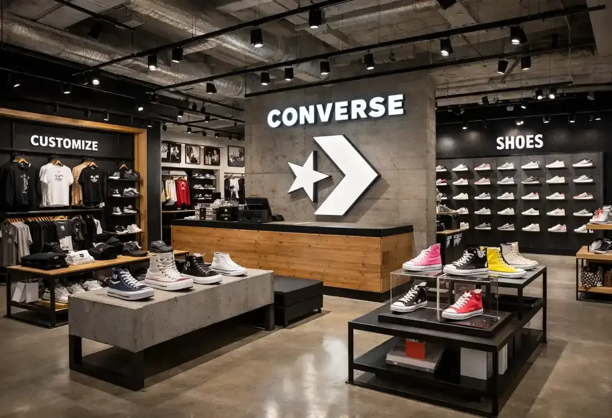 Contemporary Converse retail store interior