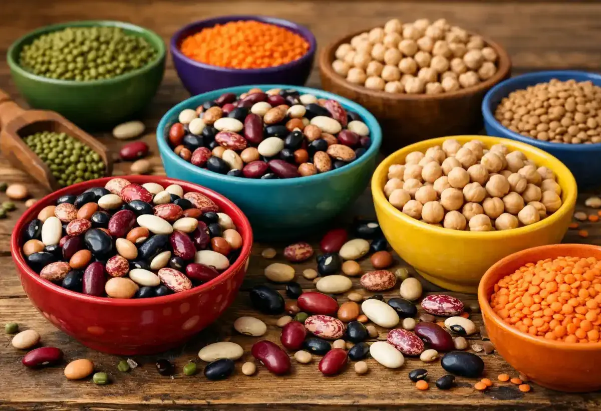 Fiber rich beans and legumes for digestive wellness