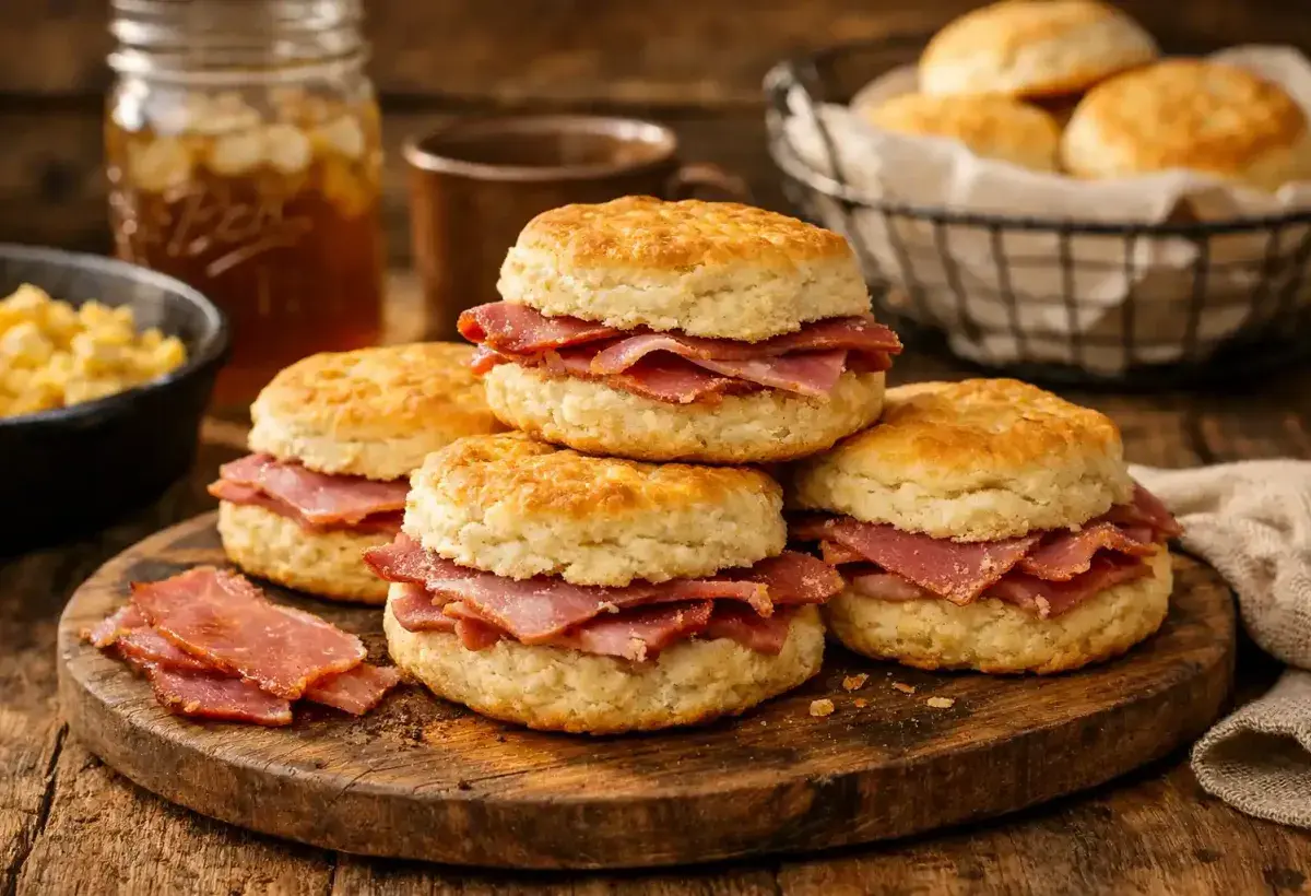 Benton County Tennessee Country Ham Biscuits