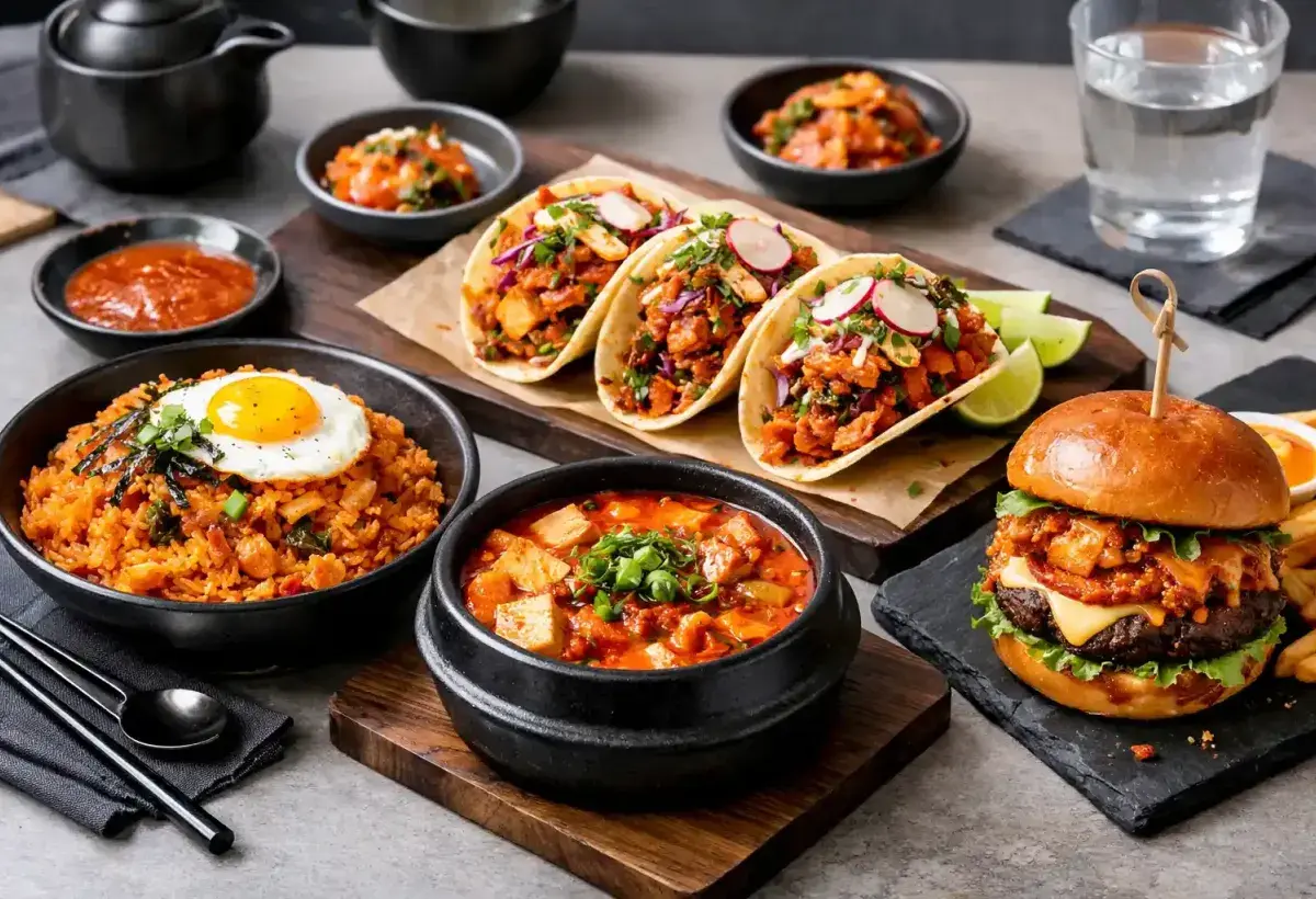 Creative Korean and Fusion Recipes Made with Kimch