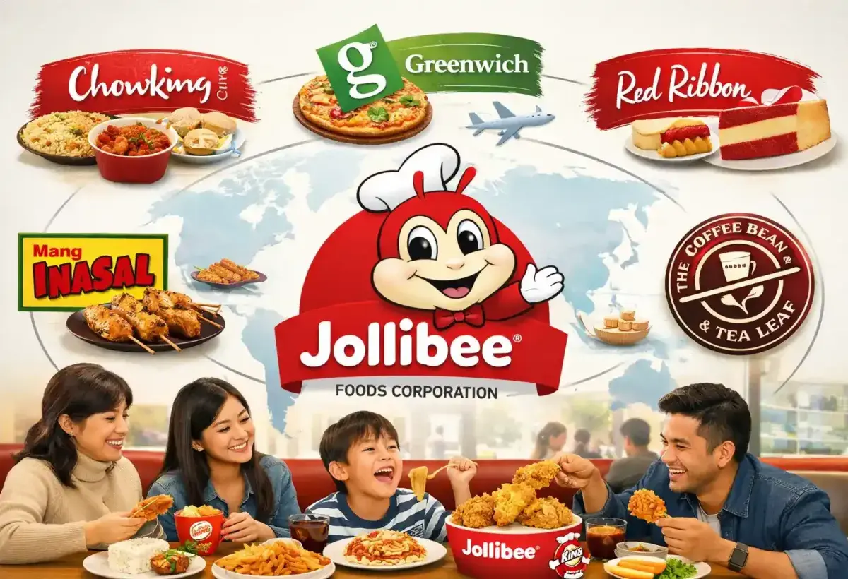  Diverse restaurant brands managed by the Jollibee organization