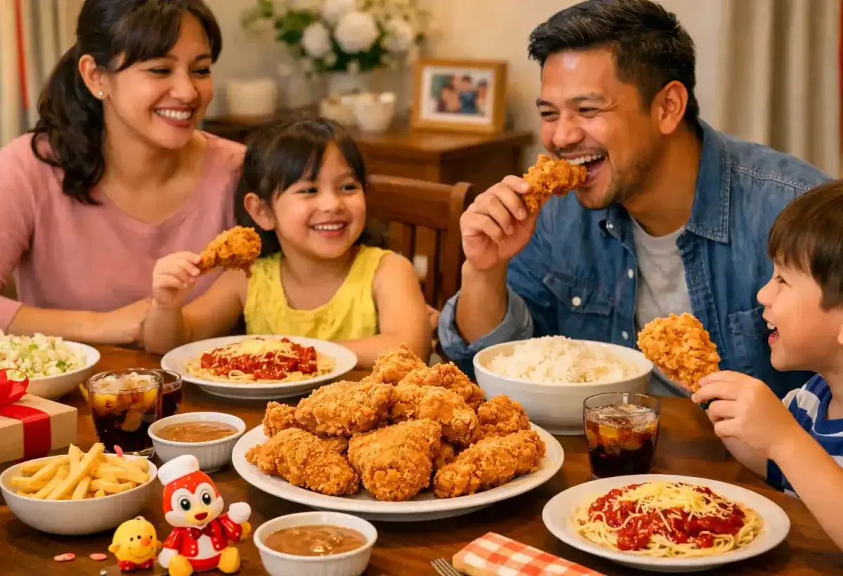 Famous Chickenjoy meal enjoyed by customers