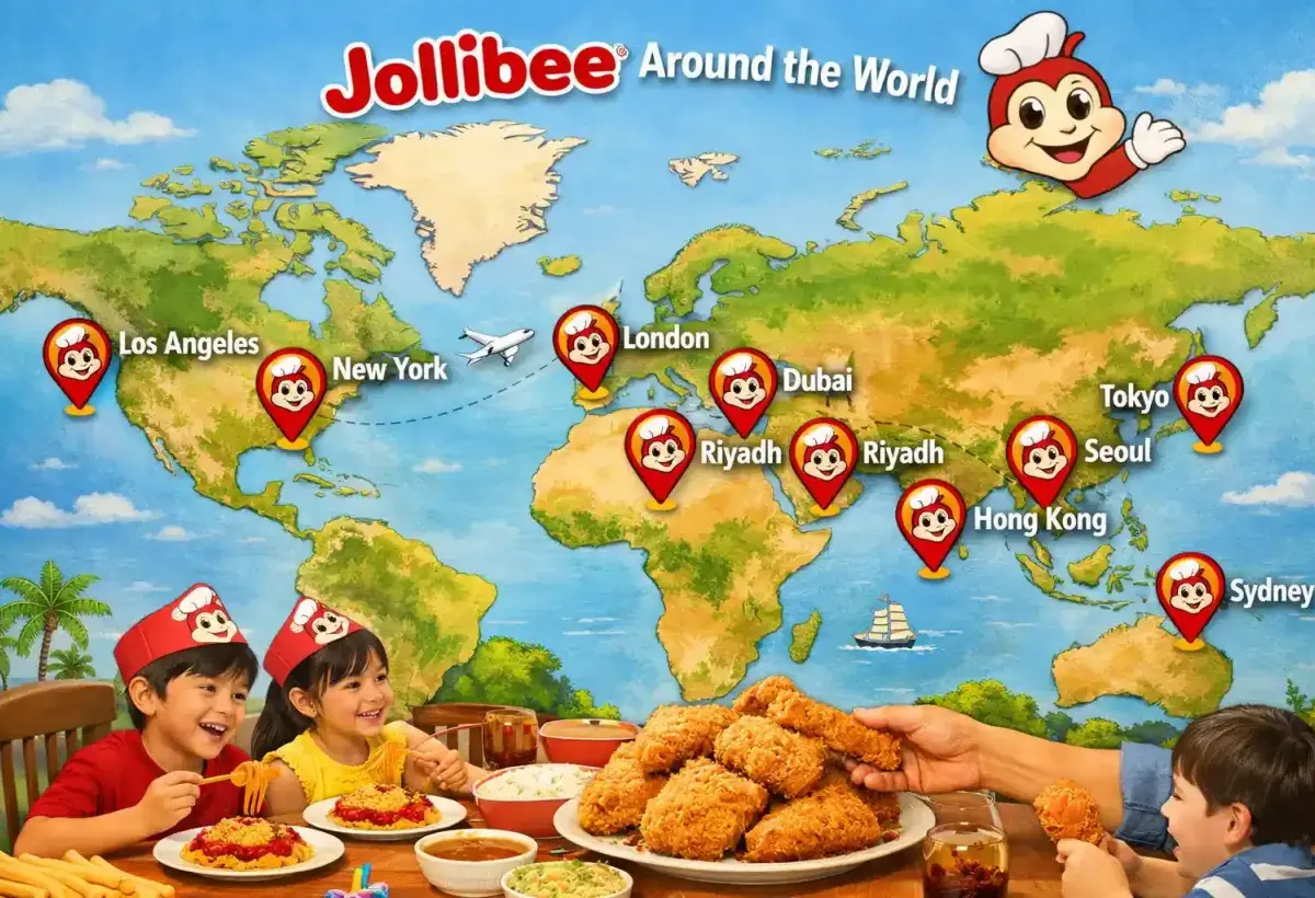Jollibee's growing presence around the world