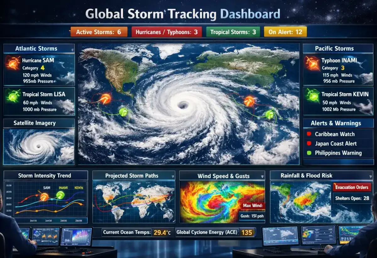 Weather Experts Tracking Named Tropical Storms