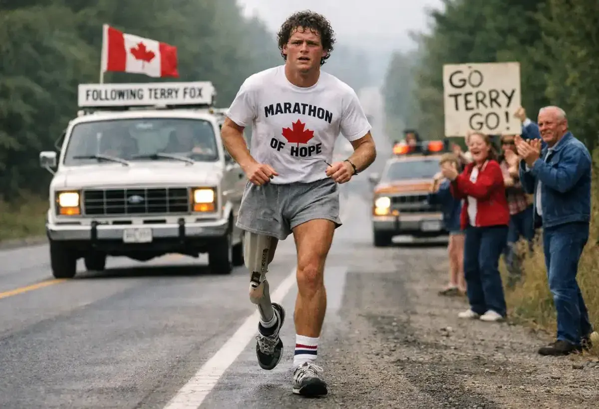 Terry Fox Inspiring Millions Through the Marathon of Hope