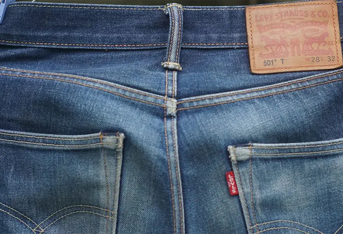 Levi’s blue jeans showcasing timeless denim history
