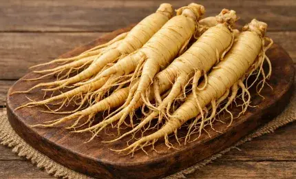 Fresh Ginseng Root Used for Natural Health and Wellness