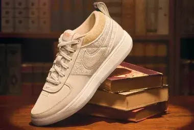 Nike sneakers showcasing the iconic swoosh logo