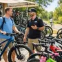 Customer Choosing the Right Bike at a Bicycle Shop